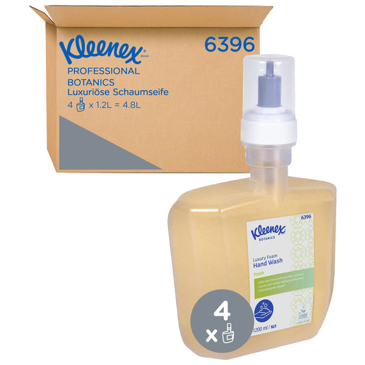 Kleenex® Schaumseife BotanicsT Fresh Luxus Kartusche Kunststoff 4 x 1,2 l/Pack.