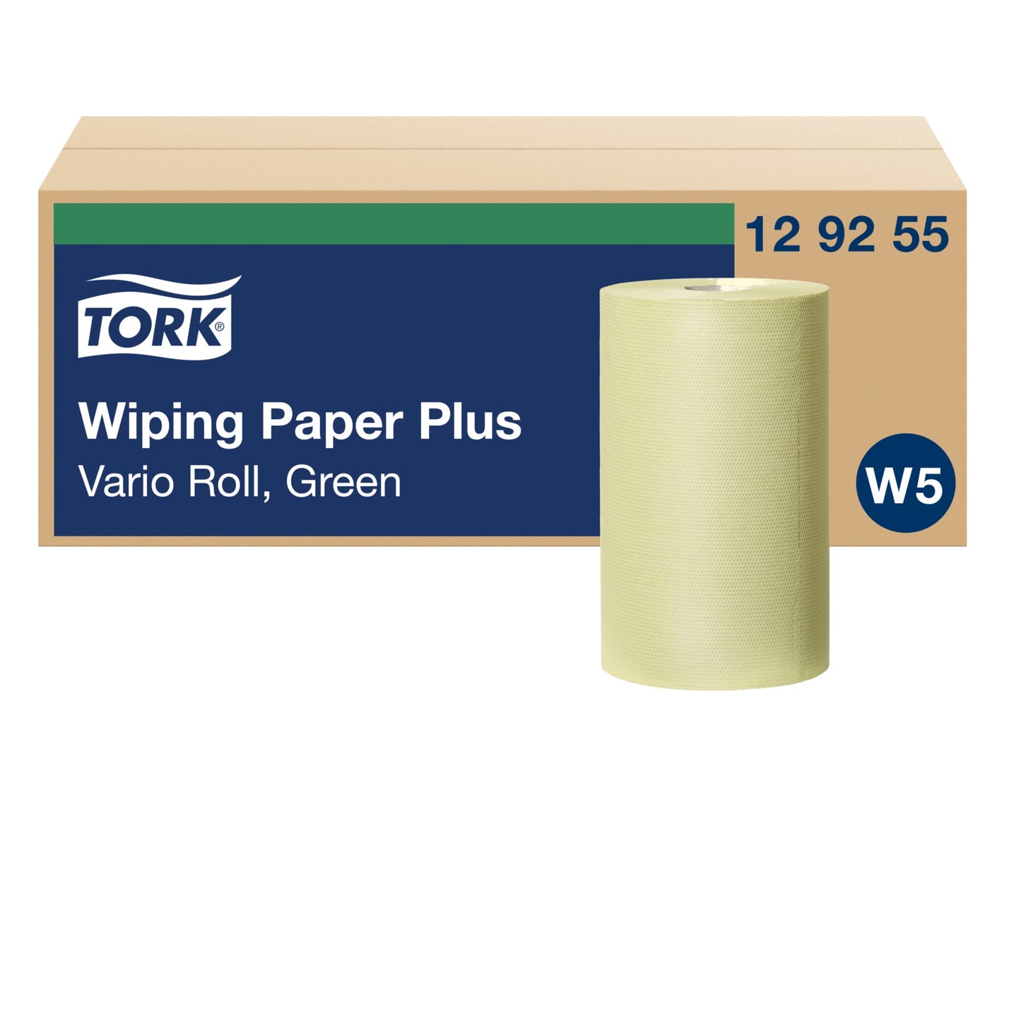 Tork Wischtücher 23,4 cm x 55 m (B x L) Papier grün 10 Rl./Pack.