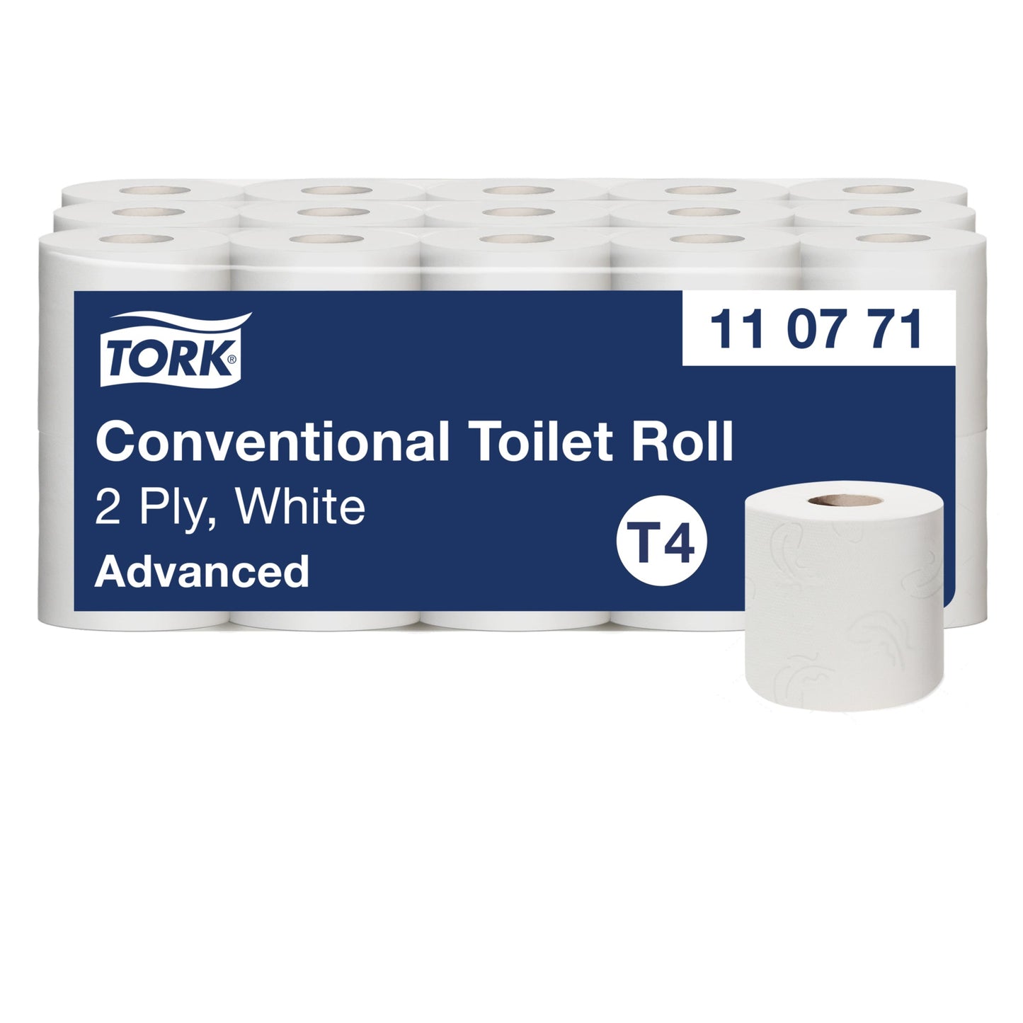 Tork Toilettenpapier Advanced 2-lagig weiß 400 Bl./Rl. 30 Rl./Pack.