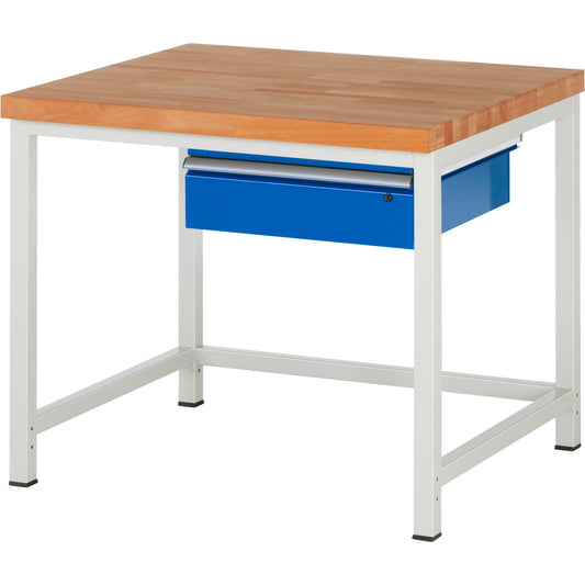 RAU Werkbank 8000 1.000 x 840-1.040 x 900 mm (B x H x T) enzianblau