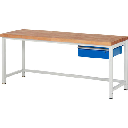 RAU Werkbank 8000 2.000 x 840-1.040 x 700 mm (B x H x T) enzianblau