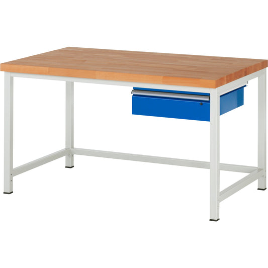 RAU Werkbank 8000 1.500 x 840-1.040 x 900 mm (B x H x T) enzianblau
