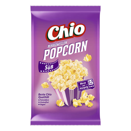 Chio Mikrowellen Popcorn süß 100 g/Pack.