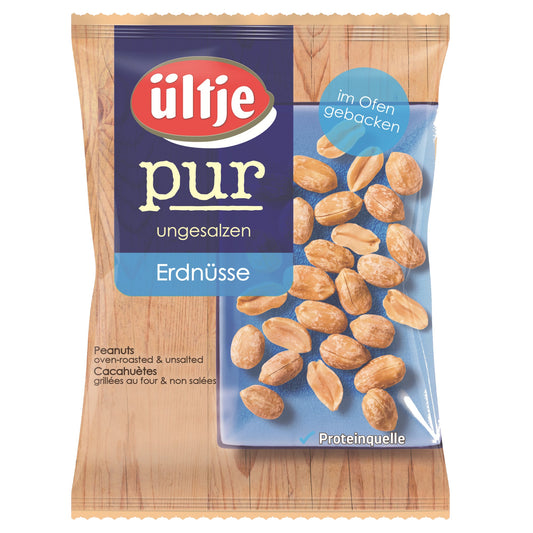 ültje Erdnüsse pur ungesalzen Tüte 200 g/Pack.