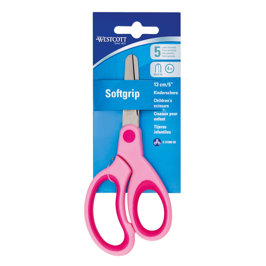 Westcott Bastelschere Kids 130mm Stahl pink