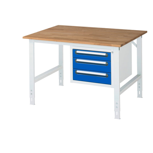 RAU Arbeitstisch Tom 1.250 x 910-1.230 x 1.000 mm (B x H x T)
