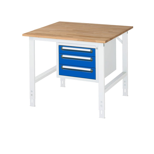 RAU Arbeitstisch Tom 1.000 x 760-1.080 x 1.000 mm (B x H x T)