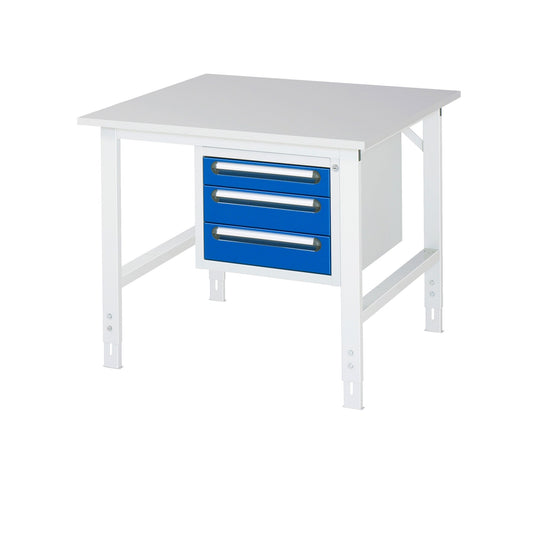 RAU Arbeitstisch Tom 1.000 x 760-1.080 x 1.000 mm (B x H x T)