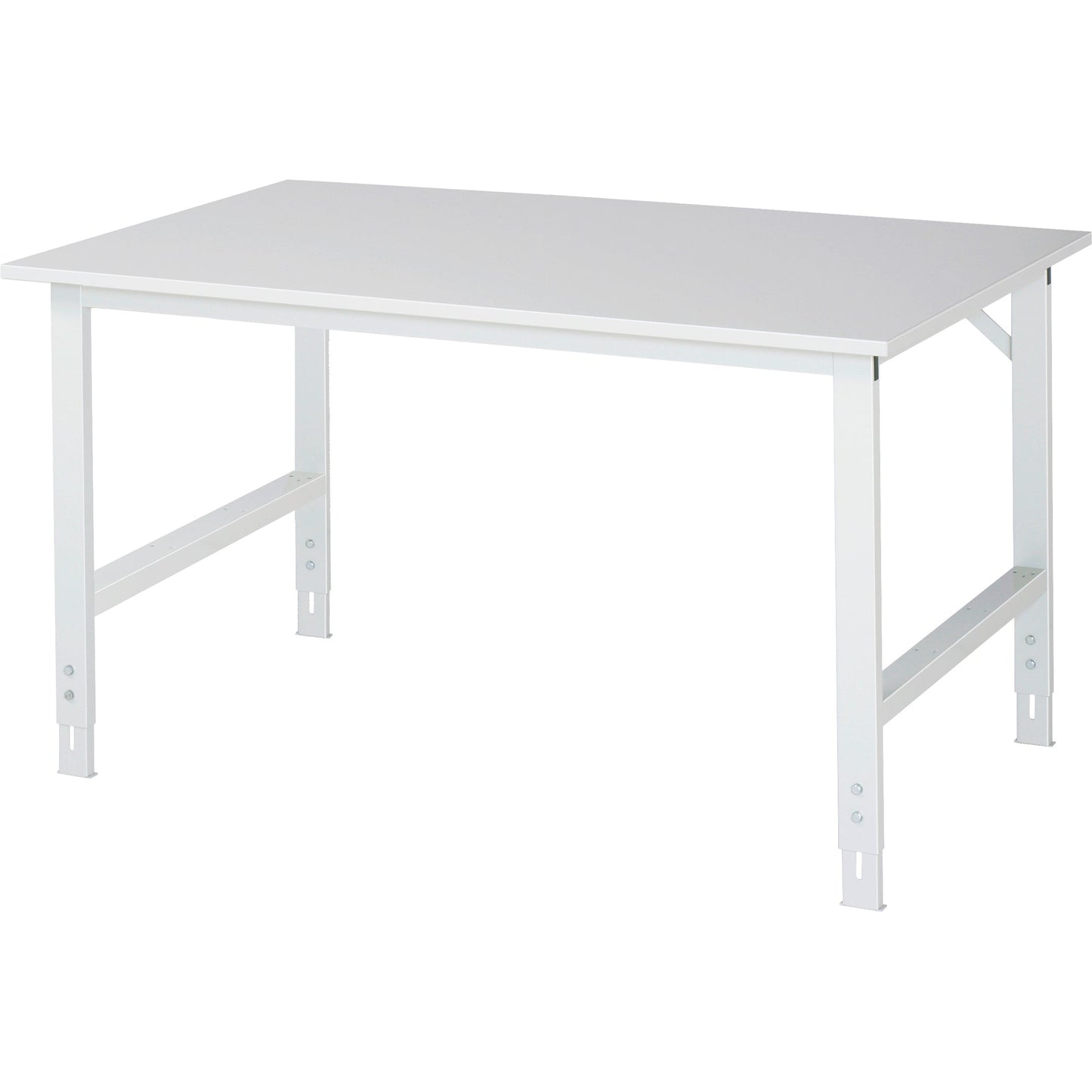 RAU Arbeitstisch Tom 1.500 x 760-1.080 x 1.000 mm (B x H x T) lichtgrau