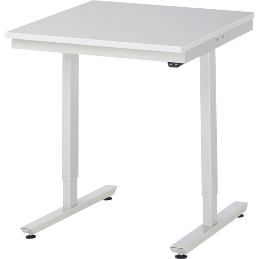 RAU Arbeitstisch Adlatus 150 750 x 720-1.120 x 800 mm (B x H x T) lichtgrau