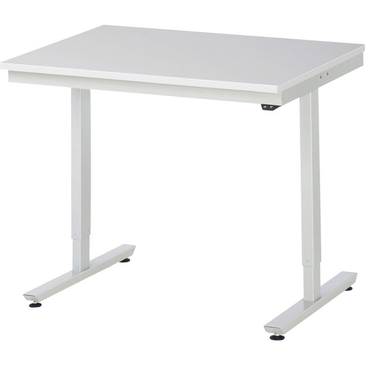 RAU Arbeitstisch Adlatus 150 1.000 x 720-1.120 x 800 mm (B x H x T) lichtgrau