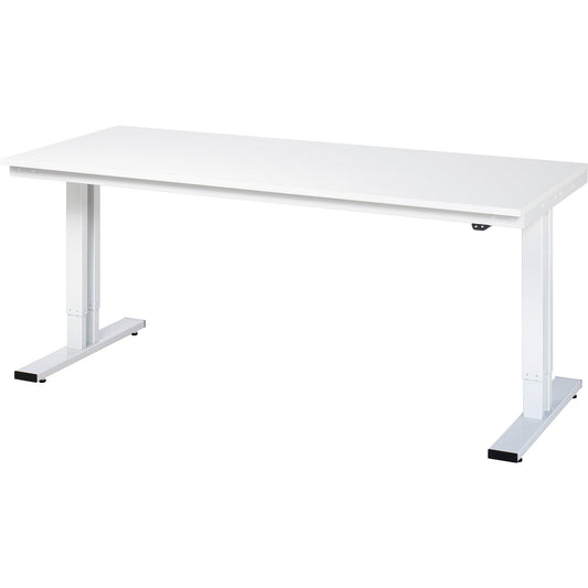 RAU Arbeitstisch Adlatus 300 2.000 x 720-1.120 x 800 mm (B x H x T) lichtgrau