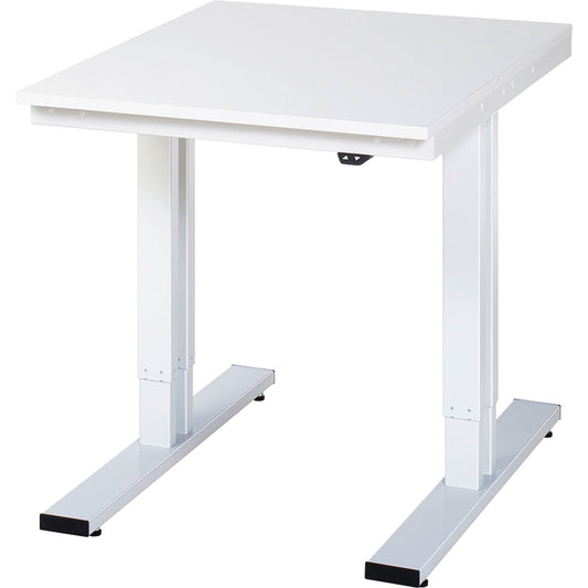 RAU Arbeitstisch Adlatus 300 750 x 720-1.120 x 1.000 mm (B x H x T) lichtgrau