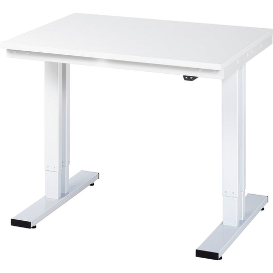 RAU Arbeitstisch Adlatus 300 1.000 x 720-1.120 x 800 mm (B x H x T) lichtgrau