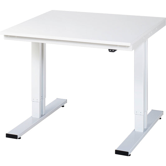 RAU Arbeitstisch Adlatus 300 1.000 x 720-1.120 x 1.000 mm (B x H x T) lichtgrau