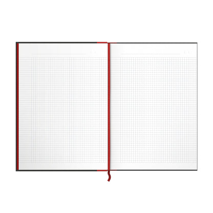 Oxford Notizbuch Black n' Red DIN A4 kariert schwarz/rot 96 Bl.