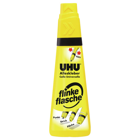 UHU® Alleskleber flinke flasche auswaschbar nachfüllbar 90g