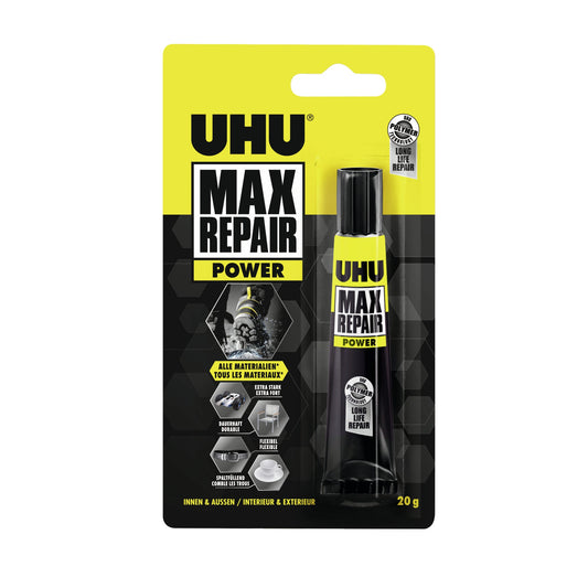 UHU® Alleskleber MAX REPAIR POWER nicht auswaschbar nicht nachfüllbar 20g