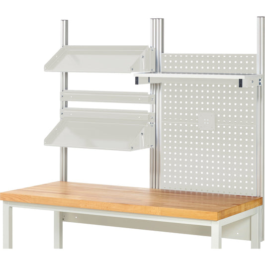 RAU Werkzeugwand 05 1.500 x 1.130 x 350 mm (B x H x T) Stahl, pulverbeschichtet lichtgrau