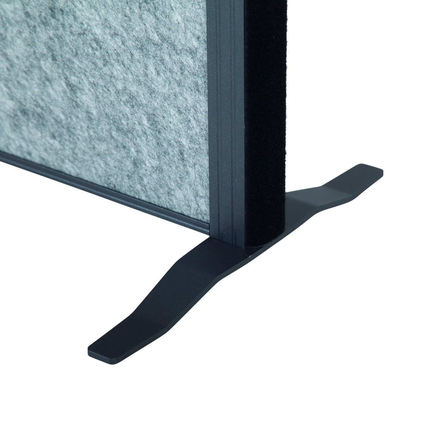 MAUL Stellwand MAULconnecto 100 x 182 cm (B x H) Zweibeinstativ Kork, 100 % PES-Fasern braun, dunkelgrau