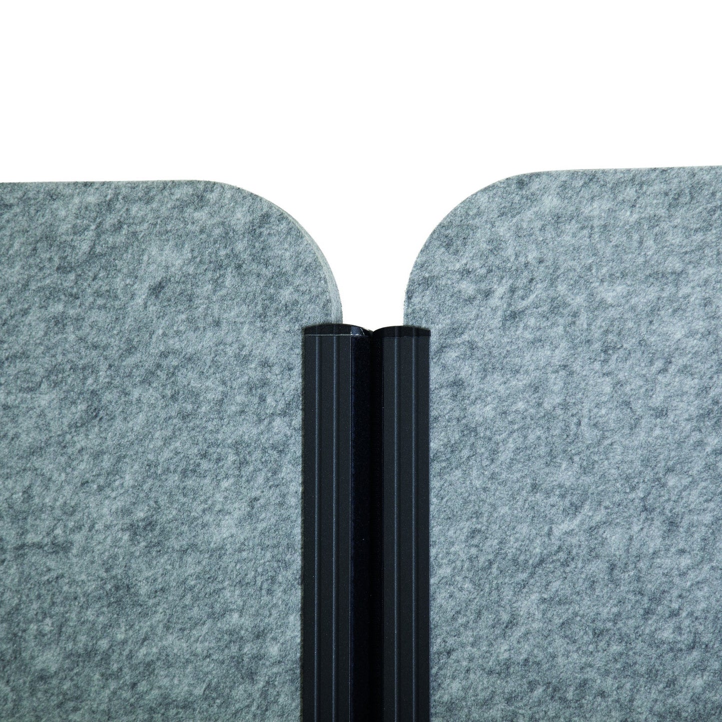 MAUL Stellwand MAULcocoon 100 x 180 cm (B x H) Zweibeinstativ 100 % PES-Fasern, 20 % recycelt dunkelgrau