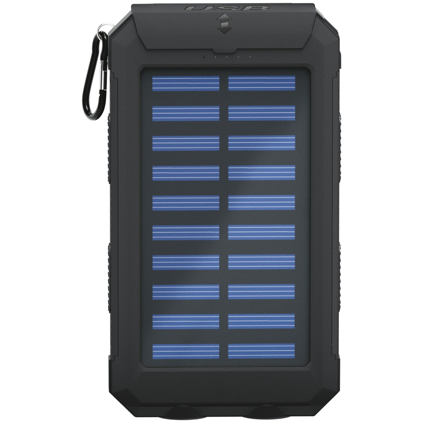 Goobay® Powerbank 8.0 77 x 22 x 140 mm (B x H x T) Micro-USB, 2 x USB-A 2.0 inkl. Ladekabel (50 cm) schwarz