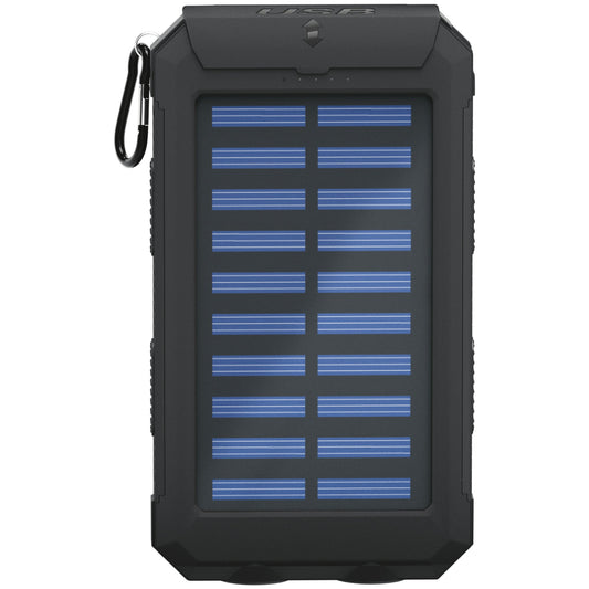 Goobay® Powerbank 8.0 77 x 22 x 140 mm (B x H x T) Micro-USB, 2 x USB-A 2.0 inkl. Ladekabel (50 cm) schwarz