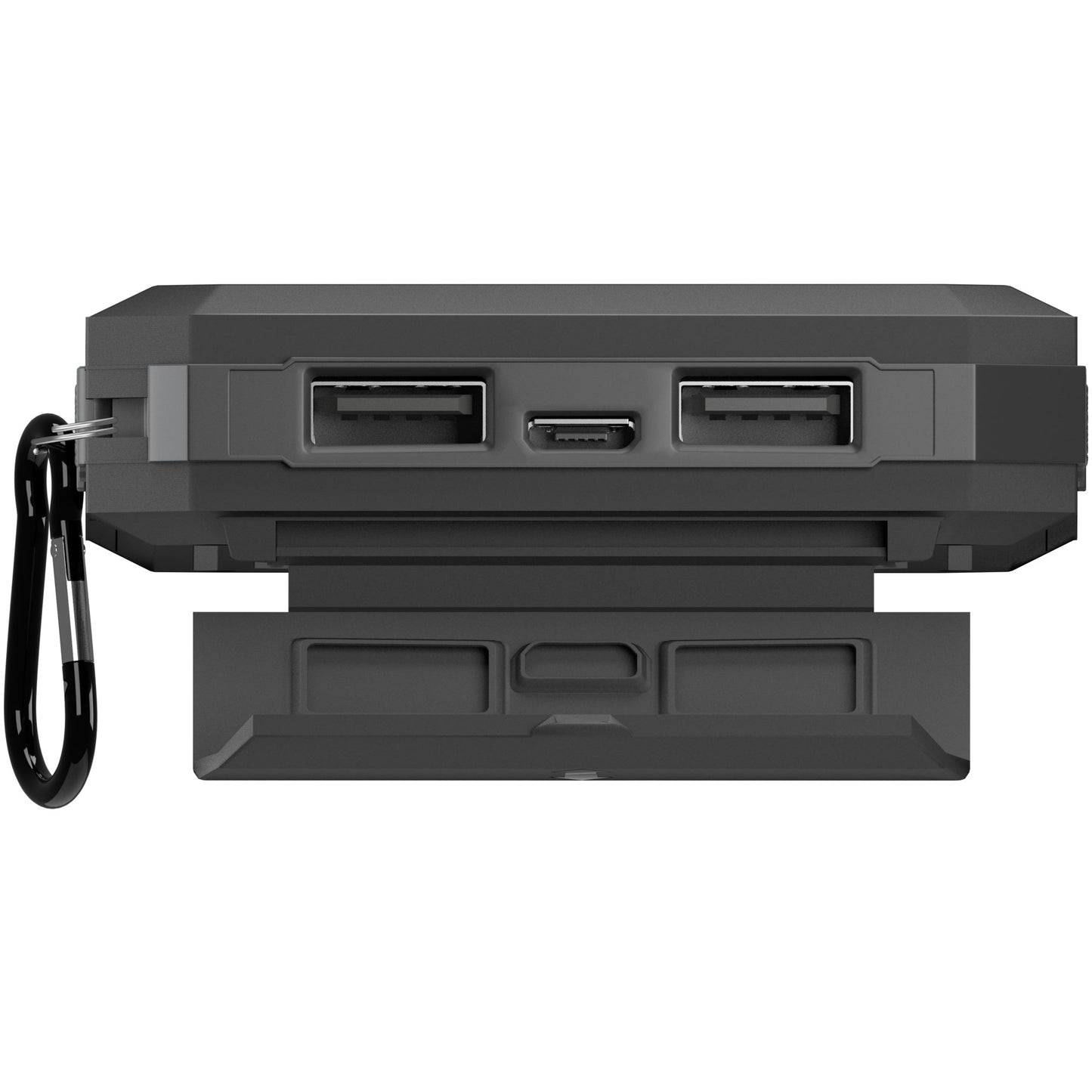 Goobay® Powerbank 8.0 77 x 22 x 140 mm (B x H x T) Micro-USB, 2 x USB-A 2.0 inkl. Ladekabel (50 cm) schwarz