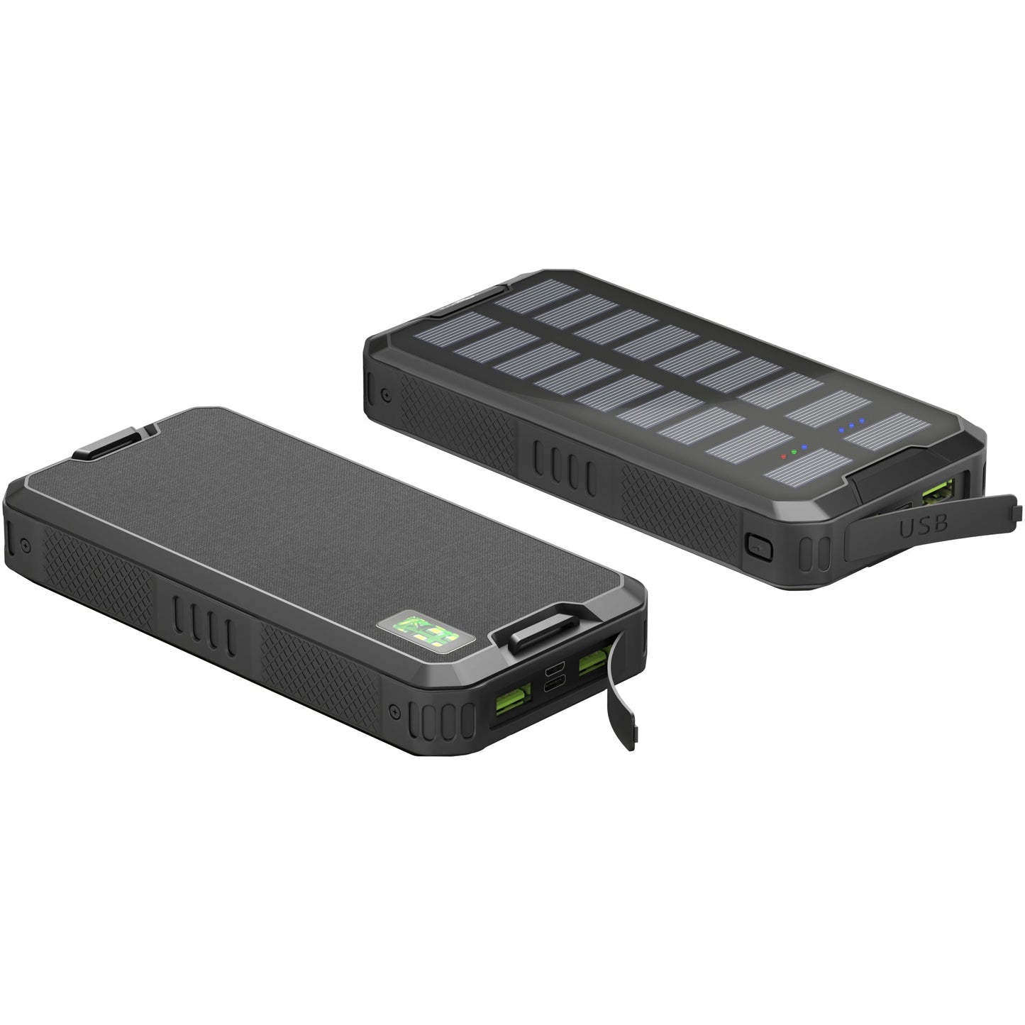 Goobay® Powerbank Slimline Produktverwendung: Smartphone, Tablet, Kopfhörer 86 x 25,5 x 179 mm (B x H x T) Micro-USB, 2 x USB-A 3.0 (QC), USB-C inkl. USB-C-Ladekabel (30 cm) schwarz