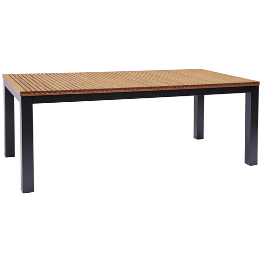 memo Gartentisch Berrissimo 200 x 77 x 100 cm (B x H x T) wetterfest Robinie, lasiert