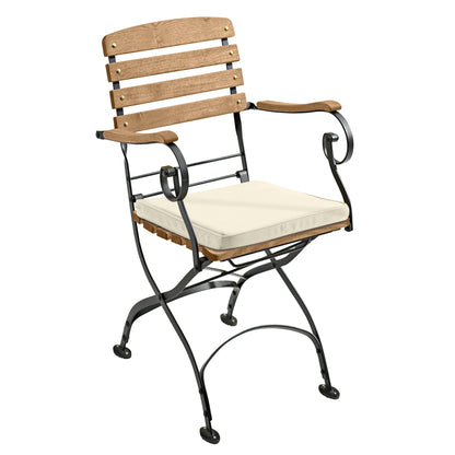 memo Gartenauflage Sitzkissen Breite des Sitzes: 41cm Tiefe der Sitzfläche: 42cm 100 % Polyester natur