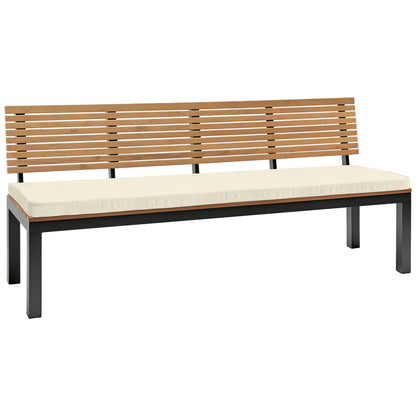 memo Gartenauflage Breite des Sitzes: 180cm Tiefe der Sitzfläche: 45cm 100 % Polyester natur
