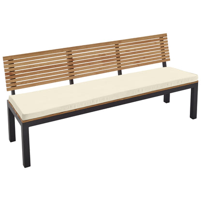 memo Gartenauflage Breite des Sitzes: 146cm Tiefe der Sitzfläche: 45cm 100 % Polyester natur