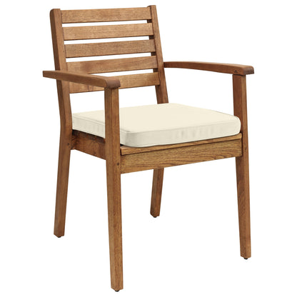 memo Gartenauflage Sitzkissen Breite des Sitzes: 47cm Tiefe der Sitzfläche: 46,5cm 100 % Polyester natur