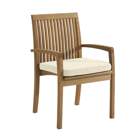 memo Gartenauflage Sitzkissen Breite des Sitzes: 50cm Tiefe der Sitzfläche: 47cm 100 % Polyester natur