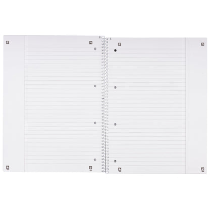 Oxford Collegeblock Recycling DIN A4+ liniert mit Rand blau 80 Bl.