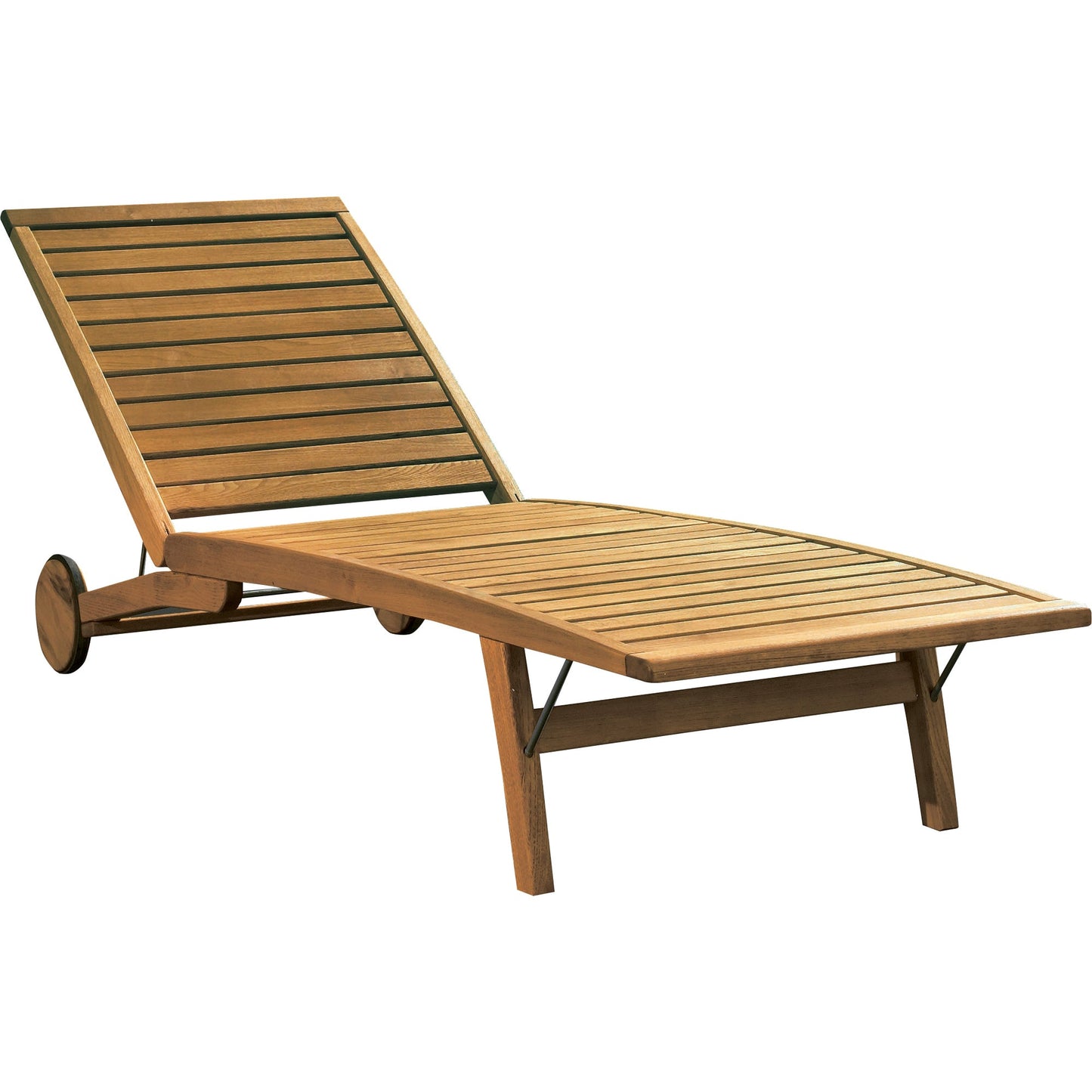 memo Gartenliege Talisa 58 x 31 x 200 cm (B x H x T) 20kg Robinie, lasiert natur