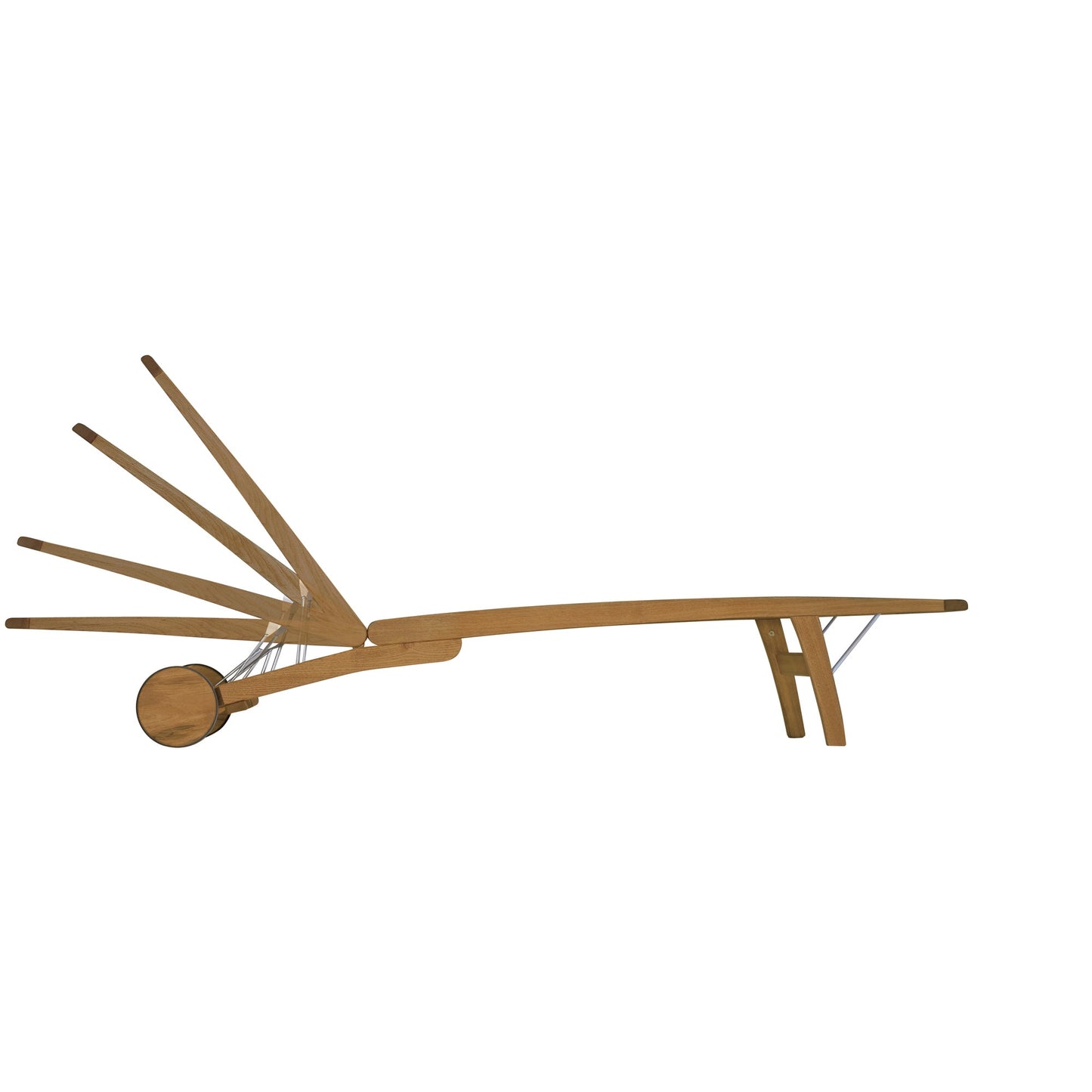 memo Gartenliege Talisa 58 x 31 x 200 cm (B x H x T) 20kg Robinie, lasiert natur