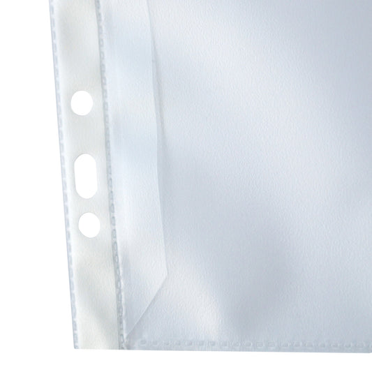 Oxford Prospekthülle DIN A4 120µm oben, links offen Polypropylen transparent 100 St./Pack.