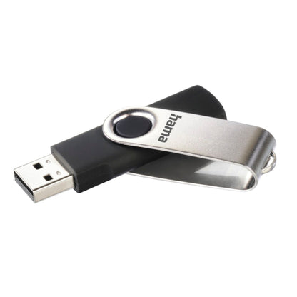 Hama USB-Stick Rotate USB 2.0 32Gbyte schwarz/silber