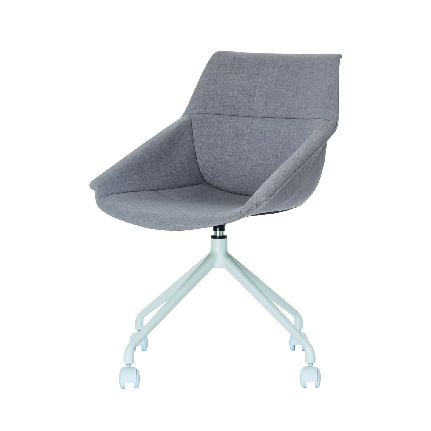 Paperflow Drehsessel LUGE 55,5 x 84 x 58 cm (B x H x T) 100 % Polyester grau