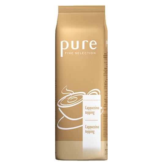 Pure Topping Fine Selection Cappuccinopulver mit Laktose 1.000 g/Pack.
