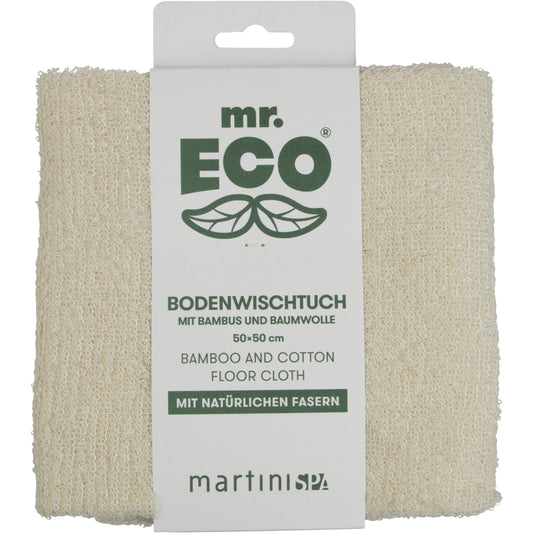 mr. ECO Bodenreinigungstuch 50 x 50 cm (B x L) 45 % Baumwolle, 45 % Viskose, 10 % Polyester beige
