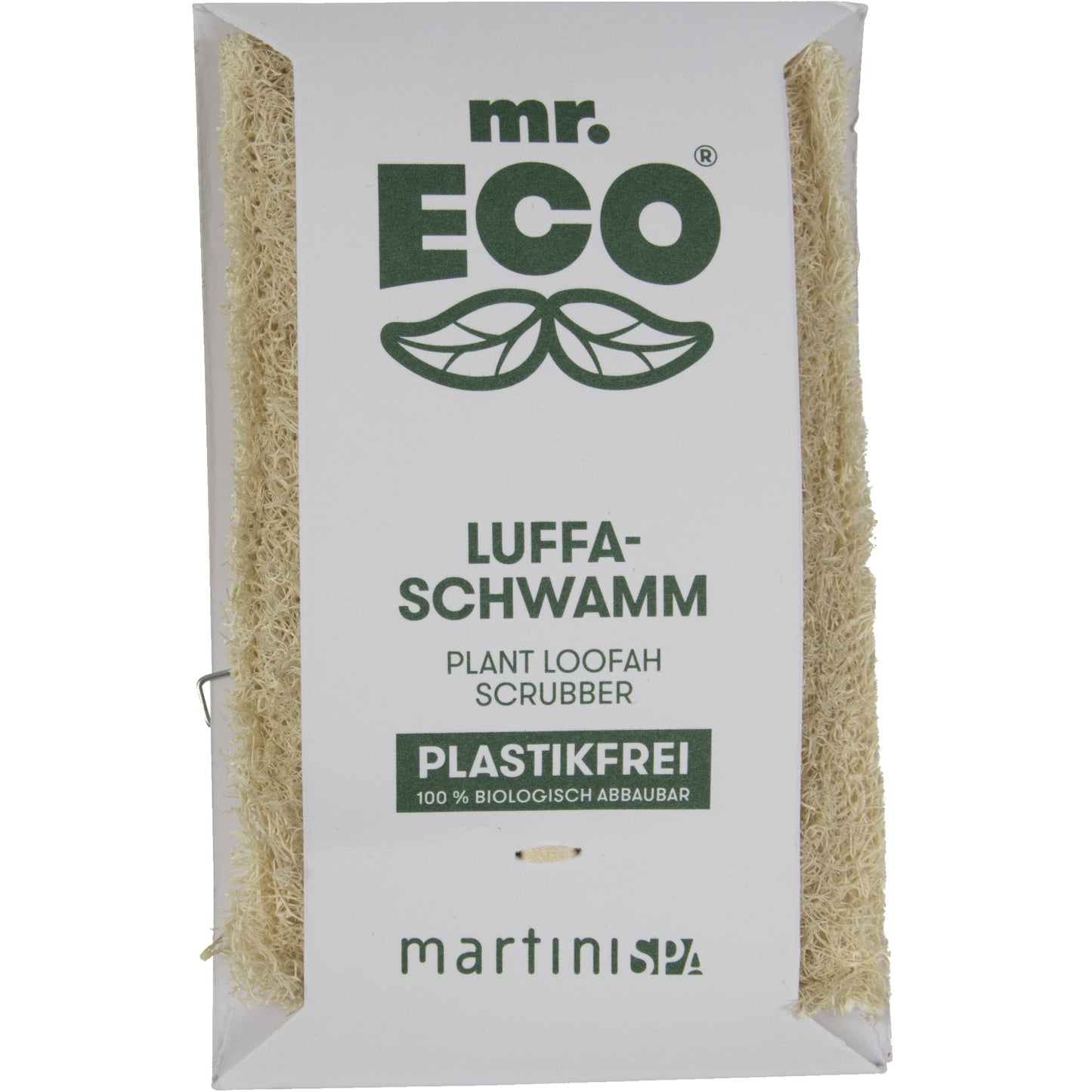 mr. ECO Reinigungsschwamm 11 x 7 x 1,5 cm (B x H x T) 100 % Luffa beige