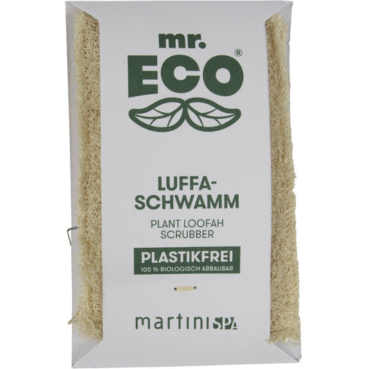 mr. ECO Reinigungsschwamm 11 x 7 x 1,5 cm (B x H x T) 100 % Luffa beige