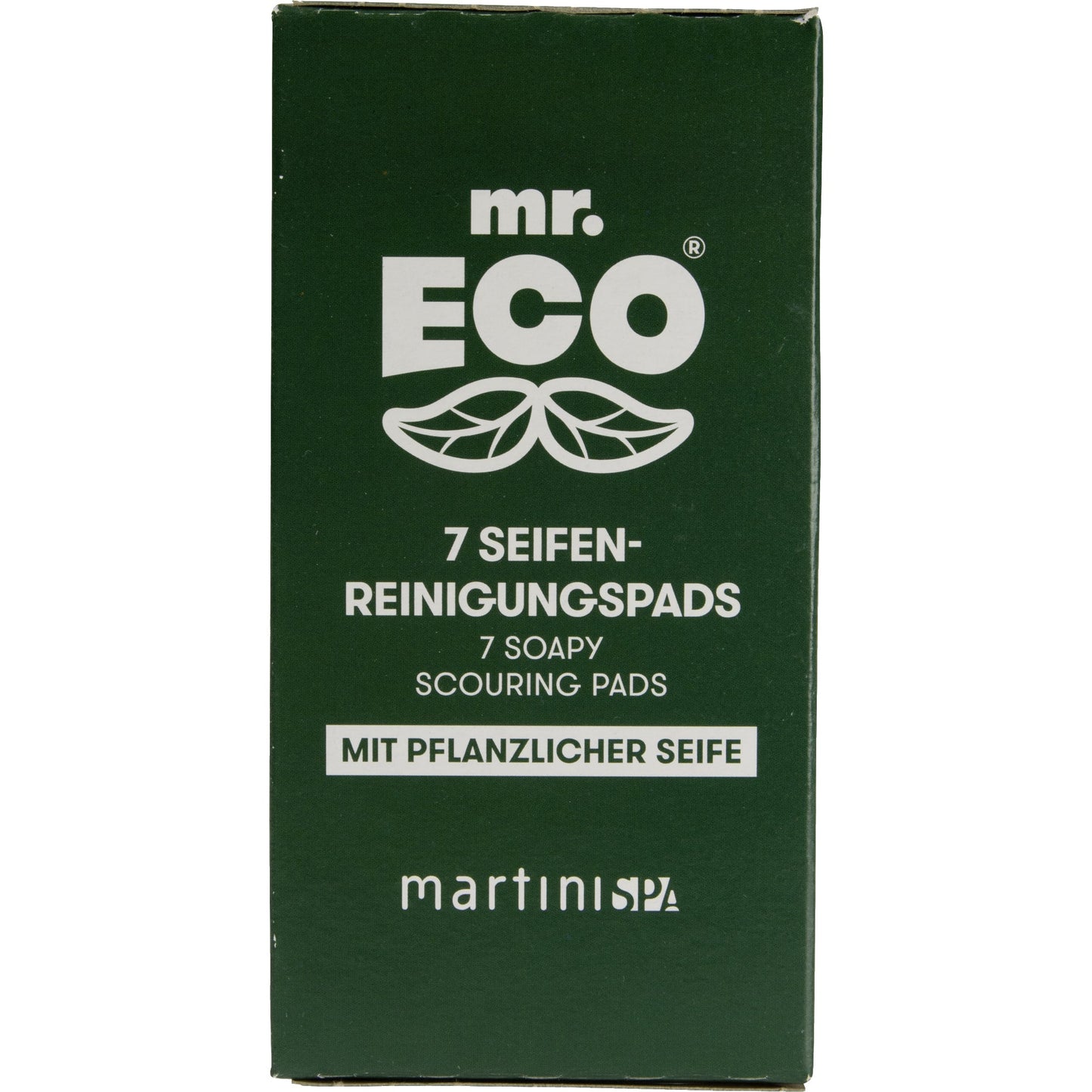 mr. ECO Topfreiniger 6 x 6 x 0,5 cm (B x H x T) Stahlwolle schwarz 7 St./Pack.