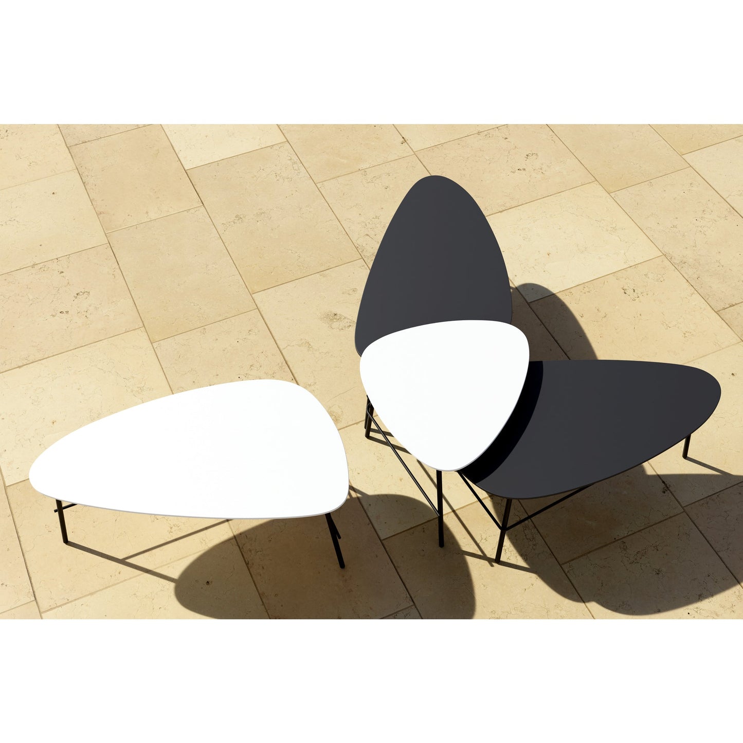 Paperflow Beistelltisch LAZY 605 x 450 x 500 cm (B x H x T) MDF weiß