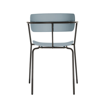 Paperflow Besucherstuhl Bistro Polypropylen blau 2 St./Pack.