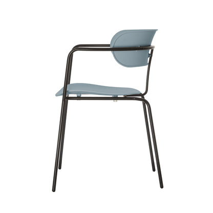Paperflow Besucherstuhl Bistro Polypropylen blau 2 St./Pack.