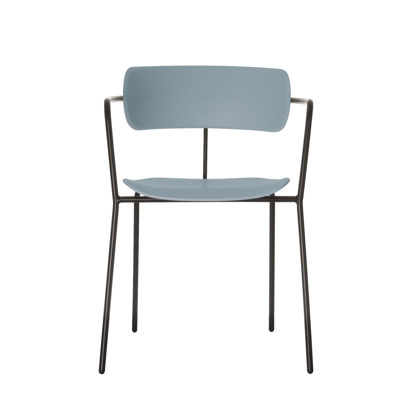 Paperflow Besucherstuhl Bistro Polypropylen blau 2 St./Pack.
